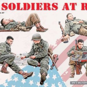 MINIART 35200 , 1/35 U.S. Soldiers at Rest - 5 figures
