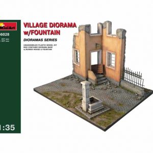 MINIART 36028 1/35 Village Diorama with Fountain