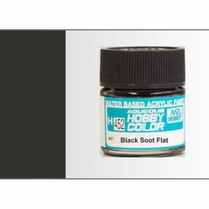 Mr. Hobby/GSI Creos H-452 Black Soot Flat (weathering) 10ml