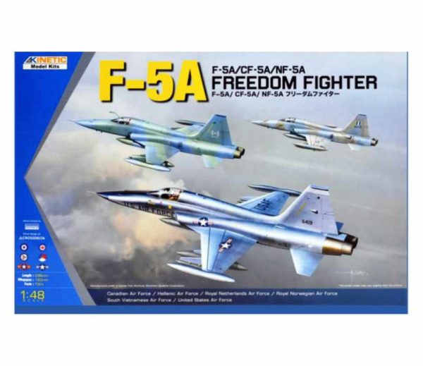 Kinetic Model Kits 48020 1/48 Northrop F-5A / Canadair CF-5A / Northrop NF-5A , HAF