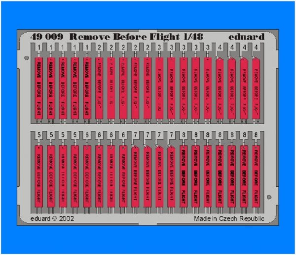 Eduard 49009 Remove Before Flight 1/48