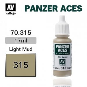 Panzer Aces - Vallejo 17ml - Light Mud 70315
