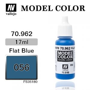 Model Color Acrylic Paint - Vallejo 17ml - Flat Blue 70962 FS35180