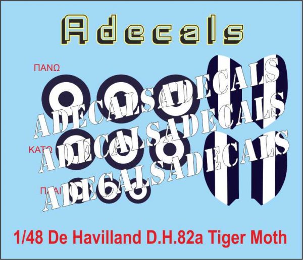 ADECALS 1/48 de Havilland D.H.82a Tiger Moth HAF