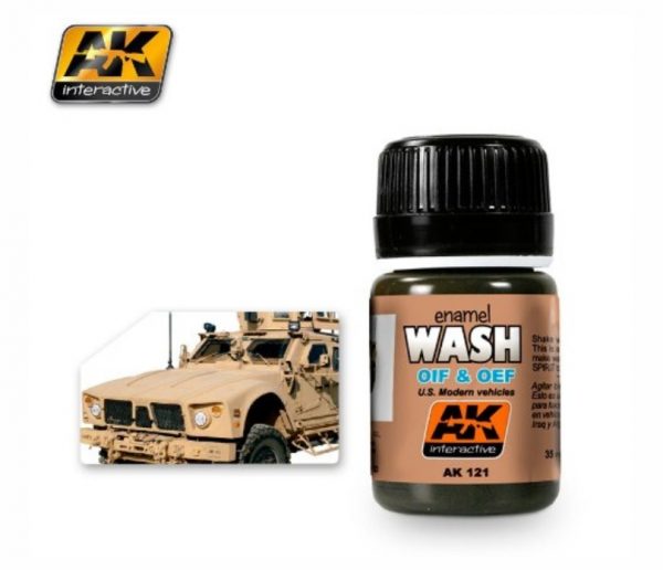 AK121 WASH FOR OIF & OEF - US VEHICLES (35 ml)