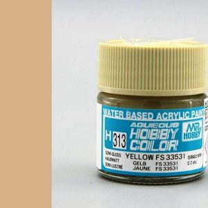 Mr. Hobby/GSI Creos H-313 Semi-Gloss Yellow (FS33531) 10ml
