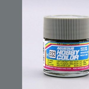 Mr. Hobby/GSI Creos H-332 Semi-Gloss Light Aircraft Grey BS381C/627 (10ml)