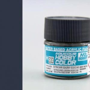 Mr. Hobby/GSI Creos H-333 Semi-Gloss Extra Dark Sea Grey BS381C/640 (10ml)