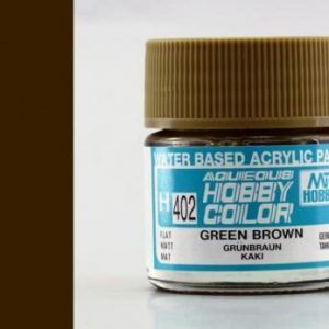Mr. Hobby/GSI Creos H-402 Flat Green Brown (10ml)