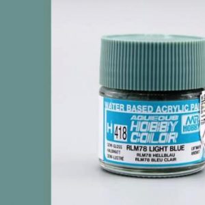 Mr. Hobby/GSI Creos H-418 Semi-Gloss RLM 78 Light Blue (10ml)