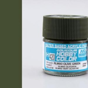 Mr. Hobby/GSI Creos H-420 Semi-Gloss RLM 80 Olive Green (10ml)