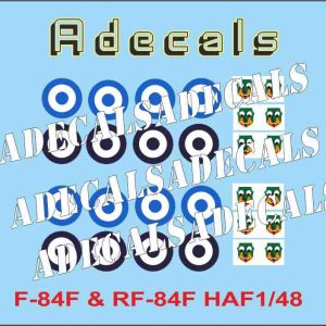 ADECALS 1/48 F-84F & RF-84F HAF