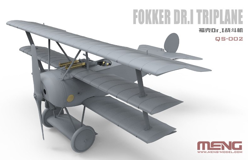 Meng Model QS-002 1/32 Fokker Dr.I Triplane - Image 17